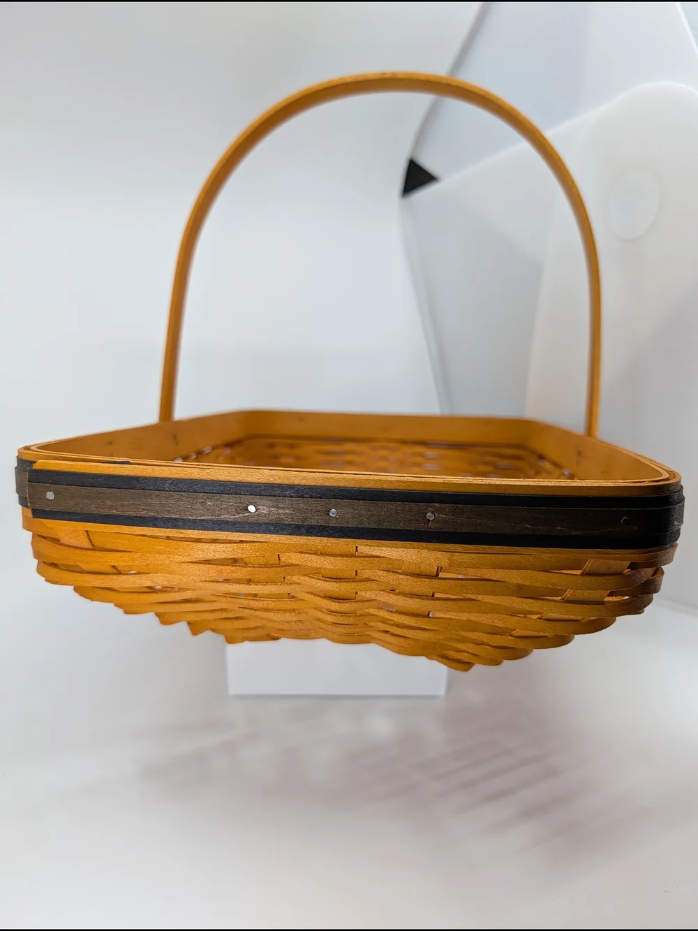Longaberger 2000 Collectors Club Spring Meadow Basket/Liner/Protector/Tie-On